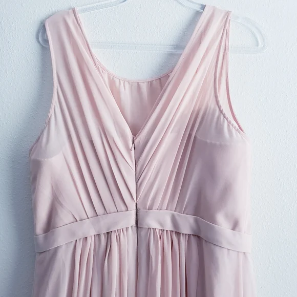 Jenny Yoo Collection Vivienne Wisteria Bridesmaid Blush Pink Sleeveless Dress